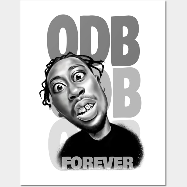 ODB Forever Caricature - Ol' Dirty Bastard Wall Art by Pop Toons